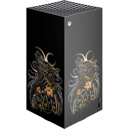 Wolf Howling by Sarah Richter XBox Series X Digital Edition Console Skin